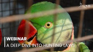 Webinar: Wildlife Protection in India- A Deep Dive into Hunting Laws