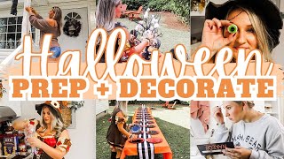 HALLOWEEN PREP 2023 🎃 PARTY PREP + DECORATE | HALLOWEEN DECORATIONS | MarieLove