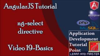 Angularjs Tutorials for Beginners|Learn Basics.Video 19.ng-select directive.