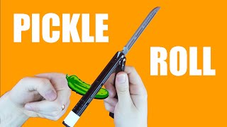 Butterfly Knife Tricks for Beginners #13.1 (Pickle Roll)