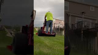 Toro Grandstand Quick Cut Before The Storm #lawn #toro #lawncare #shorts