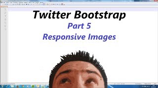 Twitter Bootstrap Part 5 - Responsive Images & Circular Images