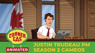 Prime Minister Justin Trudeau Makes a Cameo Appearance in Corner Gas Animated Season 2