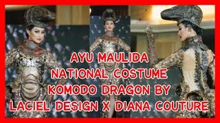 KOMODO DRAGON AYU MAULIDA NATIONAL COSTUME FOR MISS UNIVERSE 2020 PRESS CONFERENCE PUTERI INDONESIA