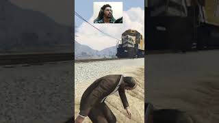 GTA V Offline| Stop the Train with a Sticky Bomb & Barrack|Mod Revealer| #shorts | Railroad Enginner