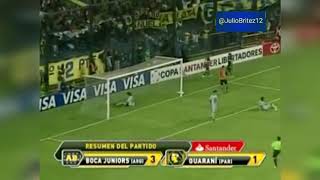 Boca 3-1 Guarani (Par) || Copa Libertadores 2009 - Fecha 4 || 9-04-2009