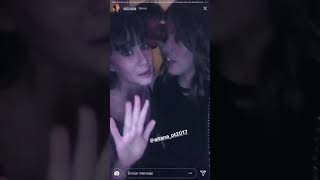 INSTAGRAM STORY DE DULCEIDA CON AITANA EN LA FIESTA DE OT