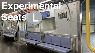 ᴴᴰ⁶⁰ R-160A NYS-Wrapped L Train with Experimental Seats