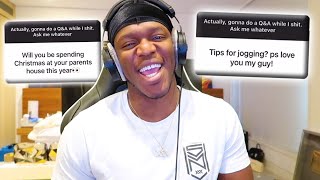 KSI Q&A ON INSTAGRAM STORIES