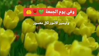 وفي يوم الجمعة يا رب 💚🌹🤲