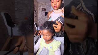 EASY RUBBER BAND HAIRSTYLE FOR BLACK GIRLS. Kids hairstyle 😻