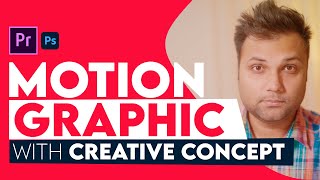 Motion Graphic Banner with  CREATIVE CONCEPT in Adobe Premiere Pro