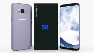 Samsung Galaxy S8 Orchid Gray 3D Model