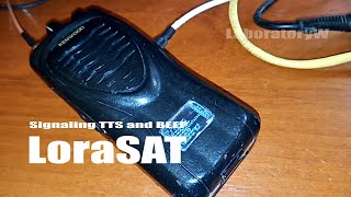 LoraSAT in Signaling TTS or BEEP for voice message