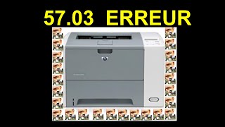 57.03 error impriment hp P3005