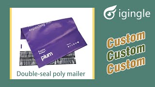 Double-seal poly mailer