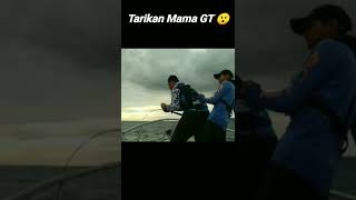 joran (melengkung) tarik mama gt #shorts #mancing #ikan #fishing #jigging