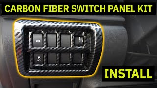 2022+ Subaru WRX Carbon Fiber Switch Panel [JXR Performance]