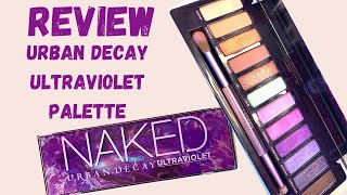 REVIEW - Urban Decay Naked - ULTRAVIOLET eyeshadow palette