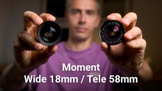 Обзор объективов Moment T-Series Wide 18mm и Tele 58mm от rbl.studio