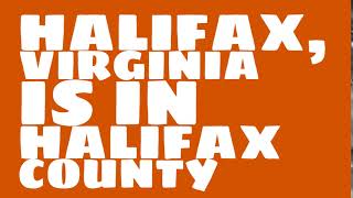 What county is Halifax, Virginia in?