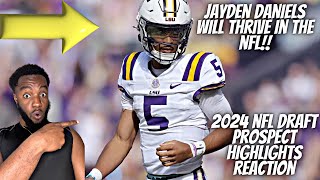 2024 NFL Draft Prospect Jayden Daniels LSU Highlights Reaction