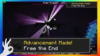 beating the ender dragon