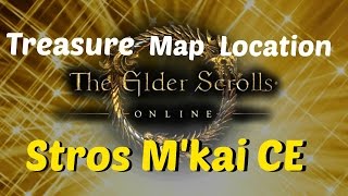 The Elder Scrolls Online - Treasure Map Location: Stros M'kai CE