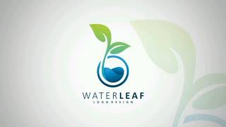 vector tutorial. water leaf