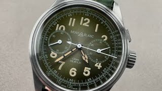 Montblanc 1858 Monopusher Chronograph Minerva Limited Edition (117834) Montblanc Watch Review