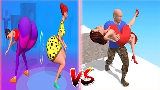 🥭 Girl Rider 🆚 Twerk Race 3D | All Levels Mobile Gameplay Walkthrough Video Pro Gaming Mobile Game