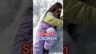 snow in ladakh | ladakh snow in summer | heavy snow in ladakh #viralvideo #travel #youtubeshorts