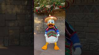 Donald Duck - Feliz Navidad at EPCOT #waltdisneyworld #disneyparks