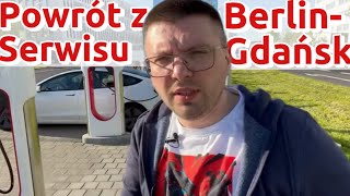 Lekka podróż Teslą autostradami Berlin-Gdańsk (powrót z serwisu Model 3 w Maju)