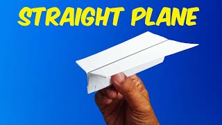 Easy paper airplane that flies really far - how to make paper plane that flies Straight - 100 feet