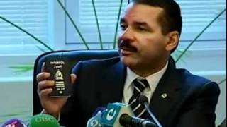 Interpol presented its first biometric passport to a corrupted Ukrainian mafia-supporter