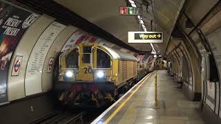 London Underground Battery Locomotives L20 and L48 at Borough