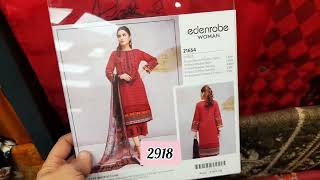 Edenrobe flat 35% off discount on new arrival . edenrobe unstitched winter collection sale