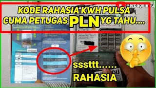 KODE KWH PULSA TERBARU || kode KWH prabayar || kode meteran pulsa