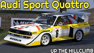 Audi Sport Quattro, Group B Rally Madness up Goodwood (Fakewood) Hill Climb