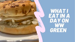 What I eat in a day for weight loss | weight watchers green plan