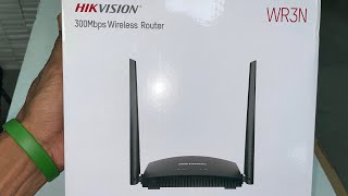 Hikvision Wireless Router WR3N | Repeater mode Support #hikvision #hikvisionrouter #hikvisionindia