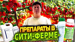 КАКИЕ ПРЕПАРАТЫ ИСПОЛЬЗУЮТ В СИТИ ФЕРМЕ?