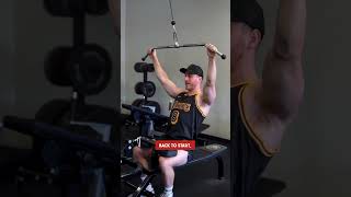 NOT FEELING YOUR LAT PULLDOWNS IN YOUR LATS? #fitness #gymtips