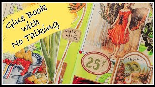 GLUE BOOK with NO TALKING | MIXED MEDIA - Paint Paper Glue Stamps