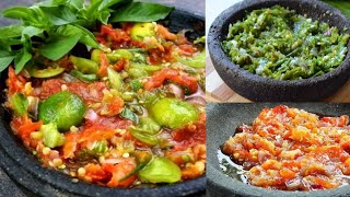 ANEKA SAMBAL MATAH SEGAR  COCOK UNTUK TANGGAL TUA