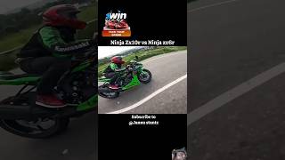 Kawasaki Ninja 🏍 zx10r vs Kawasaki Ninja Zx10r rider Bike 🏍 2k 1M @refugiomental6032 Viral video2k