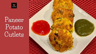 Paneer Potato Cutlets