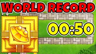 TEMPLE IN 50 SECONDS! (Former World Record)