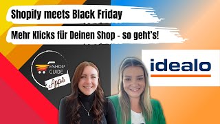 Shopify Black Friday Special - Klicks erhöhen, Umsatz steigern! #idealo